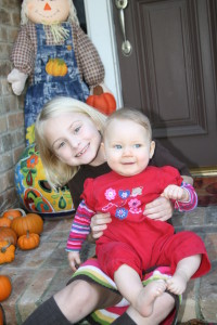 too much flash/light but the girls look cute.